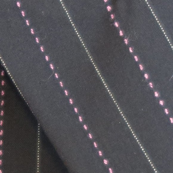 NWT Laundry by Shelli Segal Onyx Pinstripe Rayon Blend Blazer Size 0 MSRP $295 - Picture 3 of 10